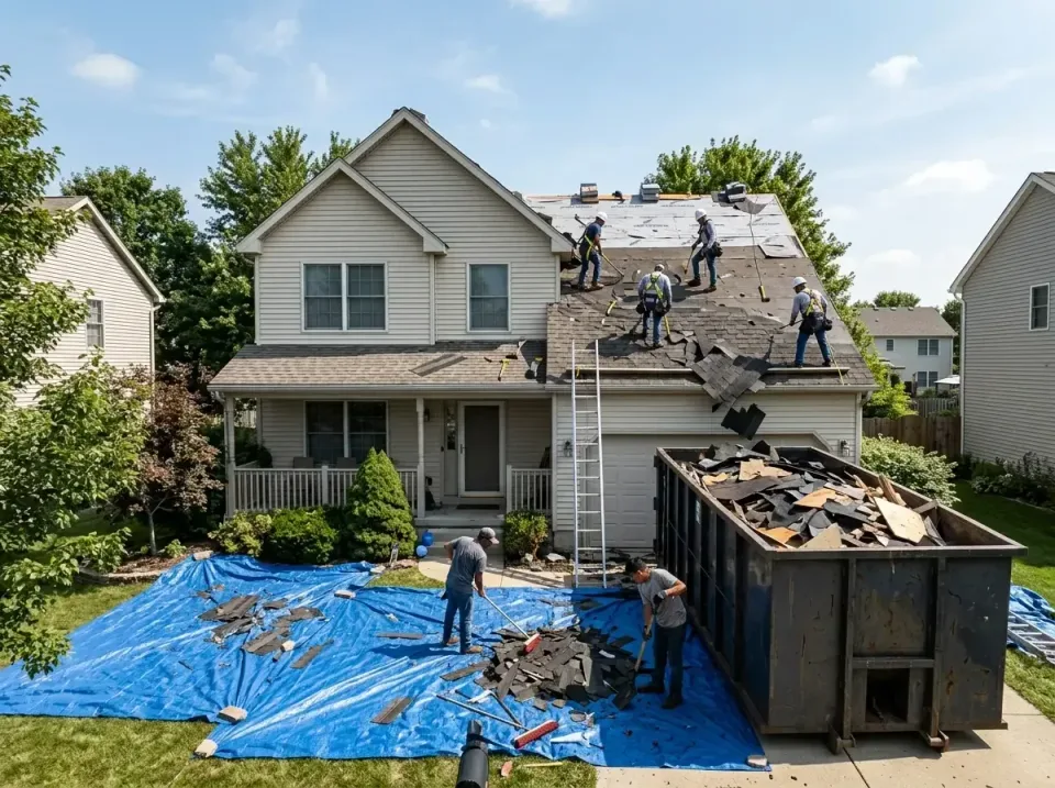 roof-replacement-debris-remova-004 — frequently asked questions, Cheapest Dumpster Rentals in Bridgeport, TX